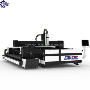 3015 1000 W 2kw 4kw CNC Serat Laser Mesin Pemotong Tabung Logam Baik untuk Stainless Steel Fiber Laser Cutting harga Mesin