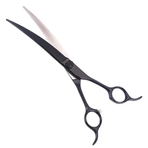 Ciseaux de barbier professionnels, incurvés, pour coupe de cheveux, barbier, haute qualité, nouveau Design, - Product Image 1