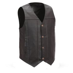 เสื้อกั๊กมอเตอร์ไซด์เสื้อกั๊กหนังบุนวมสำหรับผู้ชายเสื้อกั๊กสำหรับกลางแจ้งผ้าฝ้ายออกแบบโลโก้ได้ตามต้องการ - Product Image 1