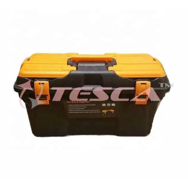 Plastic Tool Box with Organizer