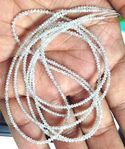 Collier en perles à facettes de diamants, produit d'origine indienne, en pierres précieuses - Product Image 3