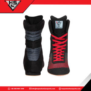 Chaussures de boxe en cuir de haute qualité pour homme, souliers professionnels pour entraînement et boxe, nouvelle collection - Product Image 6