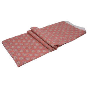 Beautiful Hand Block Printed Cotton Fabric by the Yard for Women's Clothing Bags Covers Toys Indian Style by the Yard - Product Image 4