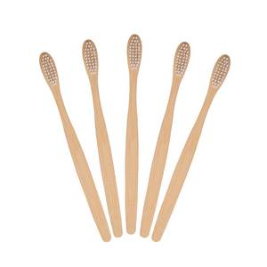 แปรงสีฟันไม้ไผ่100% อินทรีย์สำหรับเด็กและผู้ใหญ่ขนาดที่กำหนดเองและโลโก้ส่วนตัว - Product Image 2