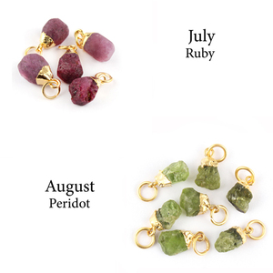 พลอยเพอริโดแบบไม่เจียระไนตามธรรมชาติตัวเชื่อมต่อจี้ประกันตัวแบบเดี่ยวชุบทองด้วยไฟฟ้าการออกแบบชิ้นส่วนเครื่องประดับแฟนซี - Product Image 4