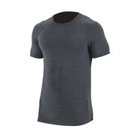 T-shirt en tricot à manches courtes pour homme, couleur personnalisée, style décontracté, col rond