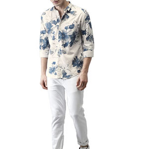 Chemises à manches longues pour hommes, vêtements spéciaux, décontractées, imprimées, classiques, slim, vente en gros, collection 2020 - Product Image 5