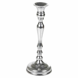 Antique Silver Plating Metal Lamp Candle Holder High Finishing Home & Hotel Decor Trendy Tabletop Ware Luxury Candle Stand - Product Image 1