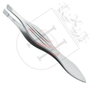 Pince à épiler des sourcils en acier inoxydable, pince à épiler, personnalisé, à bout incliné, nouvelle collection, vente en gros - Product Image 2