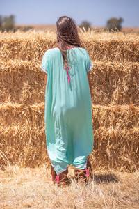 Custom Embroidery Clothing Short Sleeve <b>Plus</b> <b>Size</b> Kaftan Summer Bohemian Beach Cover up <b>Dresses</b> - Product Image 5