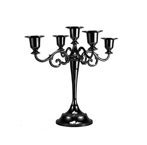 5 Arms Candelabra brass Plated Candle Holder Antique Brass Candelabra Holder Classic Style Brass Plated Candle Holder from Indi - Product Image 5