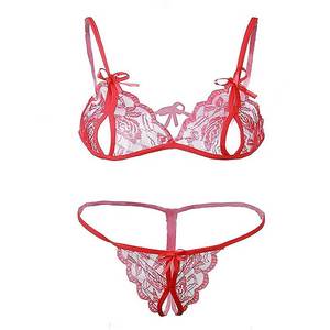 Fabricant OEM, string de bikini luxueux en satin brillant, sexy, couvre-bikini, slip de bain, 2 pièces, 3 tailles plus, bikini brésilien, vichy, paisley - Product Image 4
