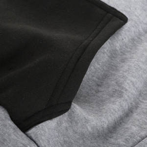 Veste d'hiver à capuche unisexe de haute qualité 100% coton avec logo personnalisé-Pull à capuche de grande taille de couleur unie pour hommes - Product Image 4