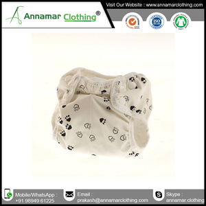 Couche réutilisable en coton biologique 100% avec inserts couches lavables écologiques et réutilisables - Product Image 4