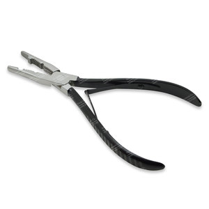 Herramienta de extensión de cabello Luxe en color negro y plateado - Product Image 1