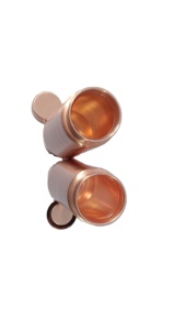Bouteille d'eau en cuivre de style moderne et élégant de 950ml, verres en métal écologiques avec couvercle élégant combinant style et bien-être - Product Image 3