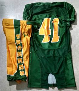 Número de nombre de logotipo personalizado en sublimación completa o camiseta de fútbol americano con bordado de sarga de aparejo - Product Image 2