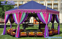 Fabricant professionnel de tentes de luxe pour mariages indiens, tentes de réception extérieures, auvents de décoration de mariage, tailles personnalisées, en métal et tissu, en promotion