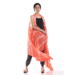 Elegant <b>Cardigan</b> Colorful Tie Dye 100% Rayon Bali Swimwear Cover Up <b>Cardigan</b> CG003-053R2 - Product Image 2