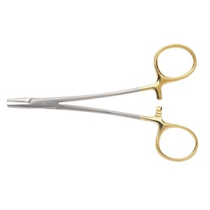 Pinzas de soporte de aguja de carburo de tungsteno, instrumentos quirúrgicos de acero inoxidable - Product Image 1