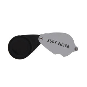Le filtre de couleur rubis FABLE pour les outils gemmologiques de pierres précieuses tout neuf distingue les rubis authentiques des pâtes - Product Image 2
