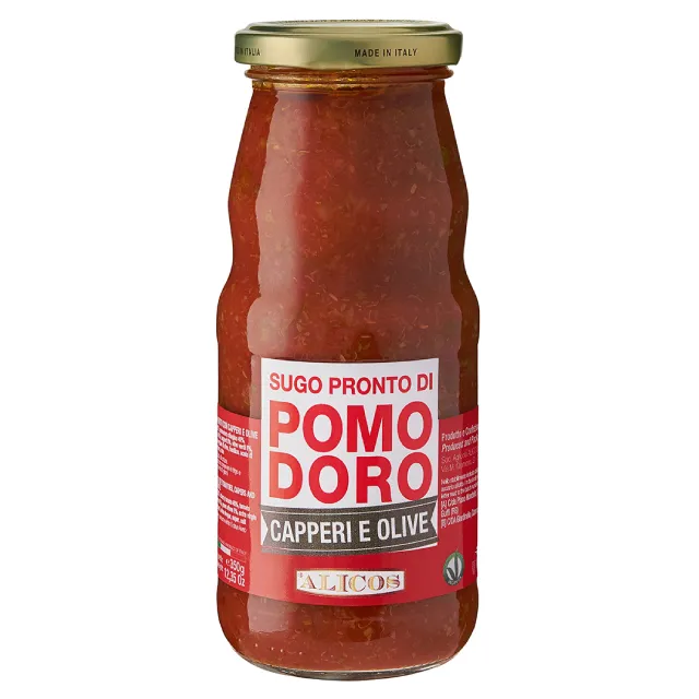 صنع في ايطاليا جودة عالية التوابل جاهزة للأكل الطماطم صلصة ل بهار يثب و الزيتون