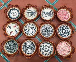 Platos Base Decorativos Más Vendidos, Juego de Posavasos de Mimbre y Ratán, Artesanías de Vietnam - Product Image 2