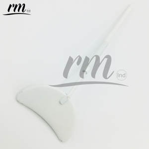 High Quality Professional White Half Moon Lash Extension <b>Mirror</b> Stainless Steel Eyelash Application Accessories for <b>Makeup</b> Tool - Product Image 5