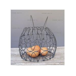 Panier à oeufs en fer de couleur noire de la plus haute qualité panier à oeufs de taille personnalisée de forme ronde au meilleur prix en Inde - Product Image 5