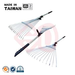 garden rake 22 teeth <b>plastic</b> hand leaf rake - Product Image 6