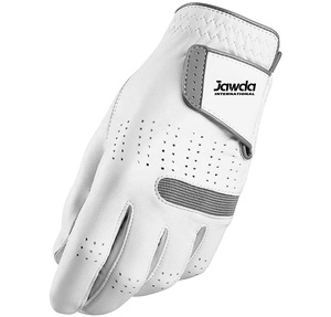 Gants de golf sportifs en cuir Cabretta personnalisés avec logo, antidérapants, doux, respirants, pour la main gauche, avec sangle Velcro, prix de gros 2025, pour hommes - Product Image 3