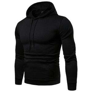 Mens Drawstring Casual Hooded Plain Hoodie Long Sleeve Loose Pullover <b>Hoodies</b> - Product Image 1