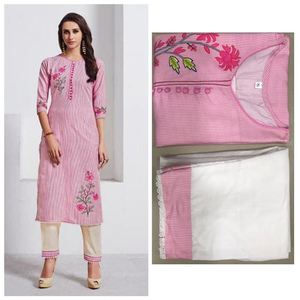 Kurtis Dames Coton Reyon Femmes Anarkali Dernier Design De Mode Prêt À Porter À Bas Prix avec Dupatta Jackate Robe Indienne En Gros Alphanumero - Product Image 4