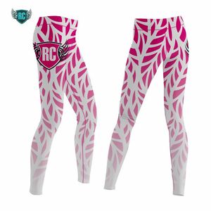 Leggings unisexes de haute qualité 100% polyester Impression numérique personnalisée Confortables Respirants Antibactériens Séchage rapide Grande taille - Product Image 4