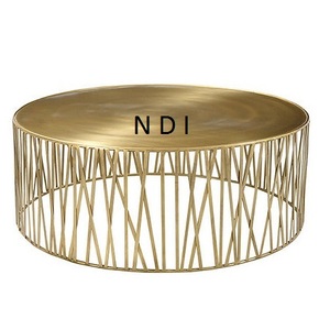 โต๊ะกาแฟทำมือตกแต่งทำด้วยมือเฟอร์นิเจอร์โรงแรมอลูมิเนียมตกแต่งแบบโบราณ - Product Image 6