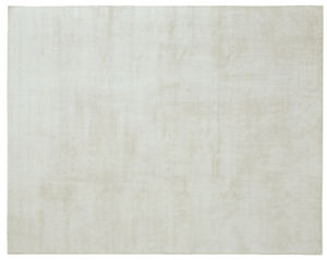 Alfombra de seda crema hecha a mano con patrón de rayas bordado Diseño tibetano Reversible lavable a máquina proveedor indio en Stock - Product Image 4