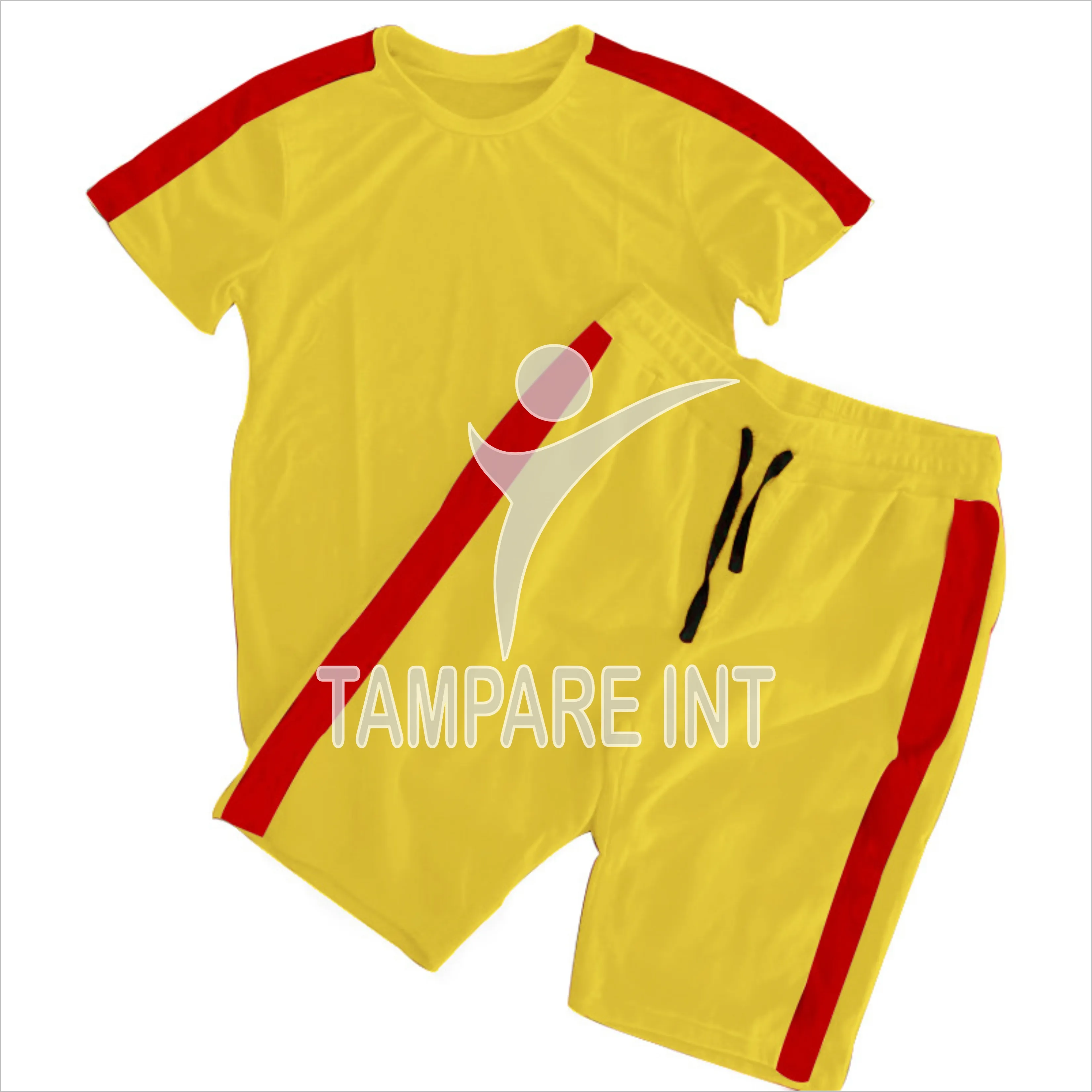 Causal Wear T-shirt and shorts set Best quality ladies twin sets custom brand logo slim fit T shirt and Short set