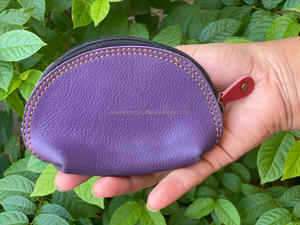 กระเป๋าคลัทช์หนังแท้สไตล์ลำลองมีสไตล์หลายสีกระเป๋าใส่เหรียญขนาดเล็ก - Product Image 3