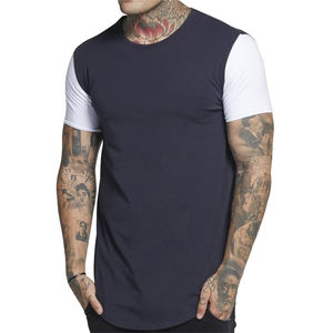 T-shirts à manches courtes pour hommes personnalisés OEM Design solide Streetwear d'été décontracté col en O coton Logo personnalisé de haute qualité respirant - Product Image 6