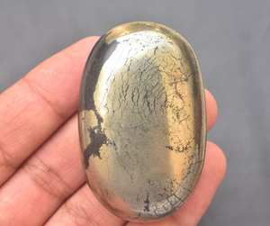 Piedra de Palma Dorada Apache de Alta Calidad, Gemas al por Mayor, Cristal Natural Opalescente, Decoración para Gafas - Product Image 3