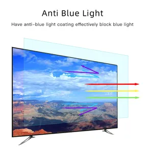 Anti-blaulichtfolie hochtransparenter bildschirmschutz schutz für fernseher 55 zoll pellicola protrttiva tv 55 zoll tivi film