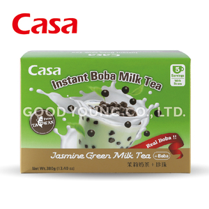 2022การรับรองฮาลาลที่ดีหนุ่มไต้หวัน CASA ทันที Boba จัสมินชาเขียวนมพร้อมที่จะกินมุก - Product Image 2