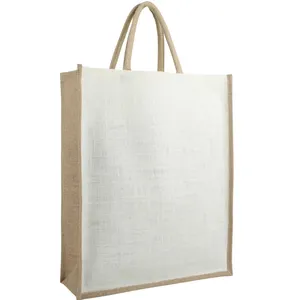 Premium Quality Khakhi Color New Cane Handle Jute Shopping Bag Jute Shopping Bag For Sale From Indian Market At Best Price