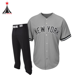 Uniforme de béisbol transpirable más vendido para hombre, gran oferta, ropa deportiva para adultos con alta calidad, cómoda para jugadores de béisbol - Product Image 5