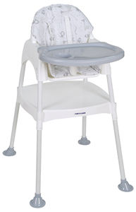 Chaise en plastique pour enfants Chaises pour enfants pour bébés Pieds en métal OEM Caractéristique d'emballage Matériau de sécurité pliable Origine Alimentation Chaise haute Plus design - Product Image 4