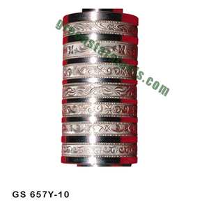 GS 657Y-10 Rouleau de conception de bracelet en acier Outils de bijouterie essentiels pour les artisans Outils et équipements - Product Image 1