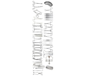 Ensemble de 20 instruments chirurgicaux, pinces d'épisiotomie gynécologiques, rétracteur, porte-aiguilles, source d'alimentation électrique, matériau plastique et métallique - Product Image 5