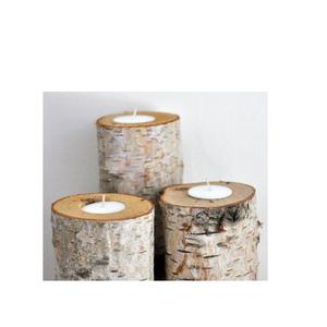 New Creative Wood Candle Stand Handmade Wooden <b>Glass</b> Candle Holder Home Desktop <b>Candlestick</b> Holder Decoration for Sale - Product Image 2