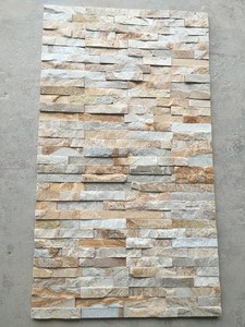 Ardoise jaune étoilée panneau de mur extérieur en <span class=keywords><strong>pierre</strong></span> de culture - Product Image 3