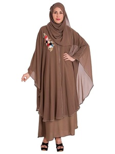 Abaya-caftán de manga larga para mujer, estilo islámico, barato, venta al por mayor, novedad - Product Image 2
